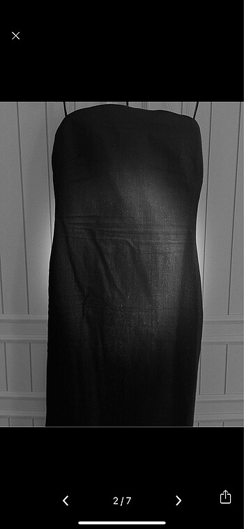 Zara Zara straplez kot elbise