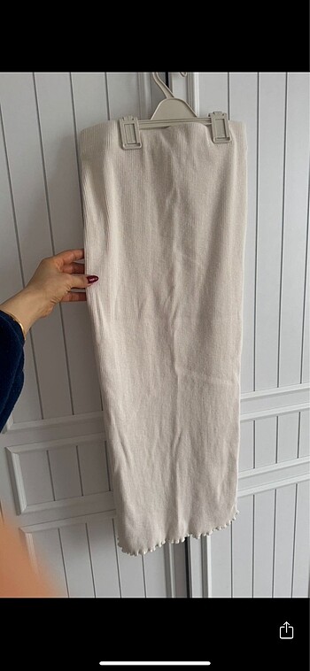 xs Beden ten rengi Renk Zara triko ekru etek 34/xs