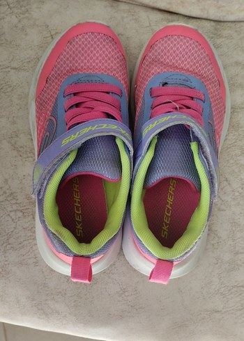 30 Beden Kız Çocuk Renkli Skechers Spor Ayakkabı