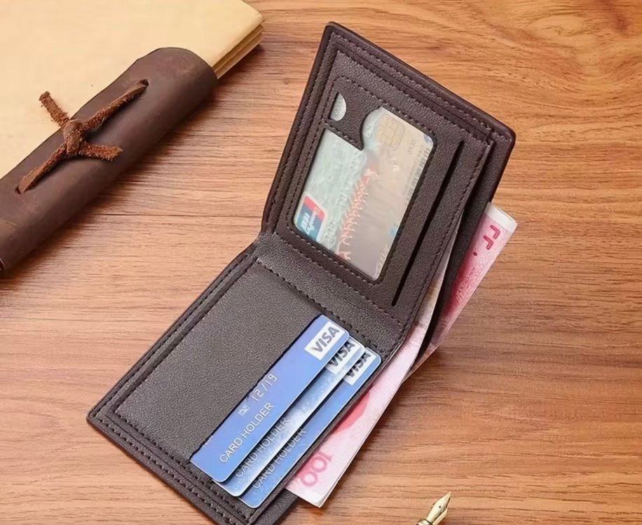 Kahverengi Erkek çoklu kart yuvalı Cüzdan - Görsel 4