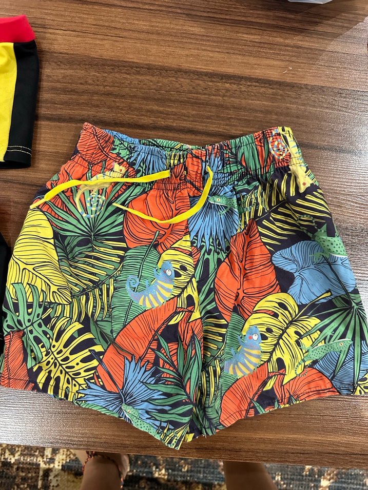 Renkli Baskılı Erkek Çocuk Mayo ve Şort - Görsel 2