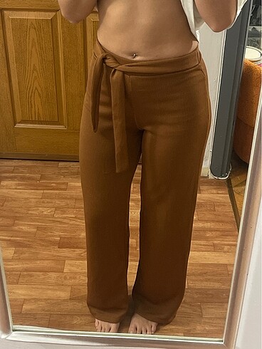 Pull and Bear Triko Pantolon
