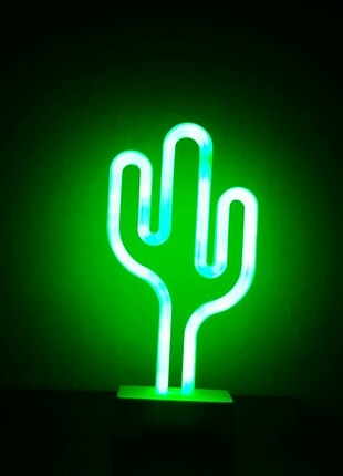 Kaktüs neon led lamba ışık