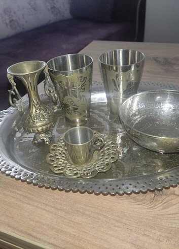 Antika bakır set