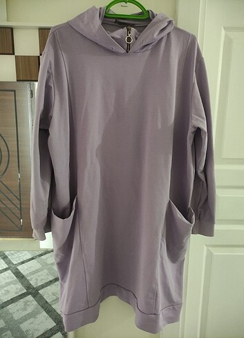 52 Beden mor Renk Sweatshirt leylak rengi