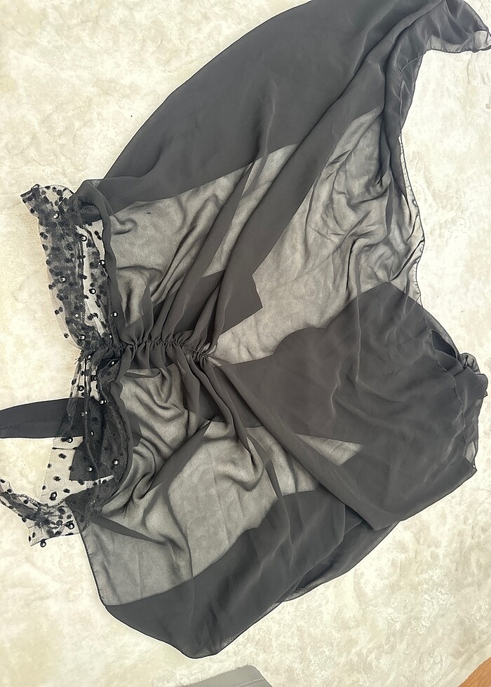 Hazır şal inci detaylı - Görsel 2