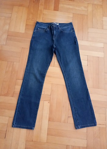 Kadın Lacivert Denim Pantolon
