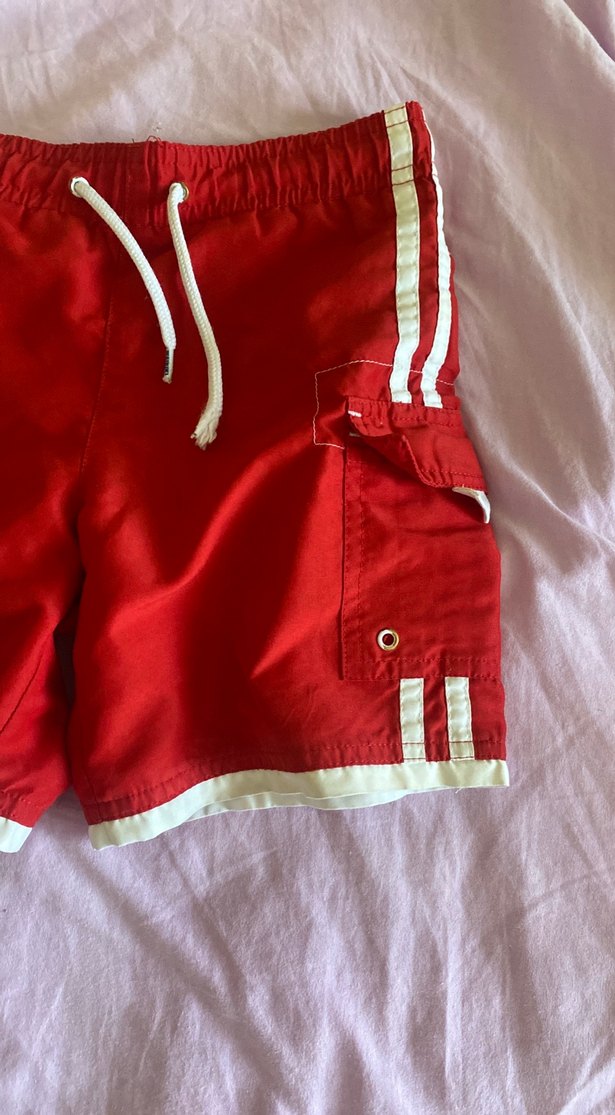 Kırmızı Mini Erkek Mayo Şort - Görsel 3