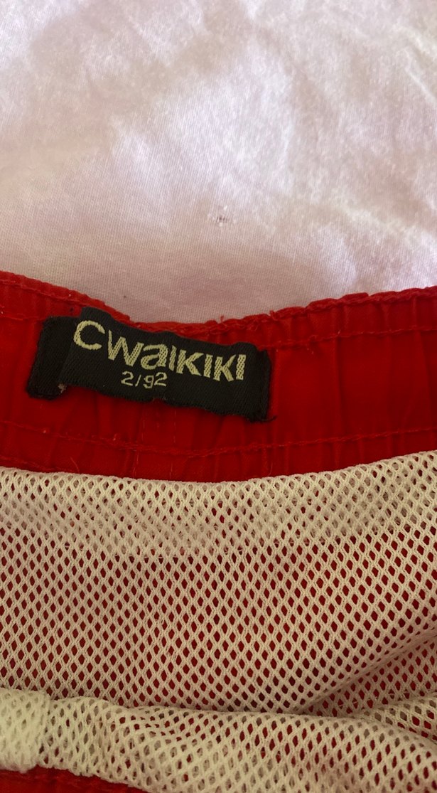 Kırmızı Mini Erkek Mayo Şort - Görsel 4