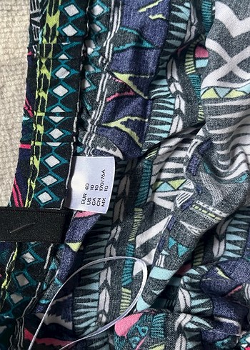 Straplez Desenli şort tulum - Görsel 3