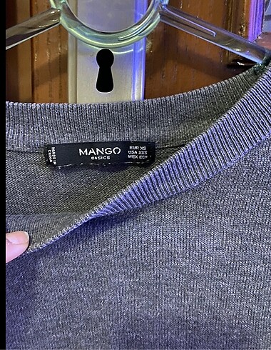 Mango mango oversize gri triko kazak