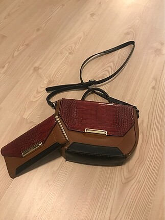 Nine West kol çantası ve cüzdan