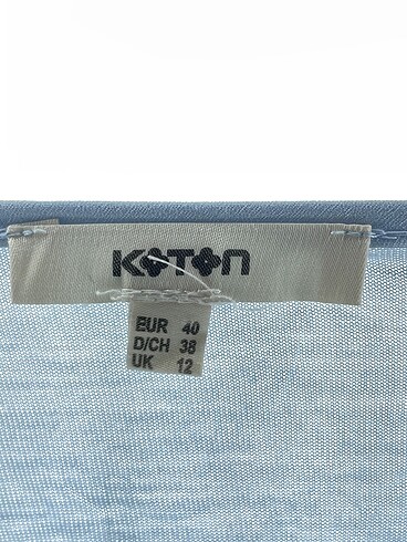 40 Beden mavi Renk Koton Bluz %70 İndirimli.