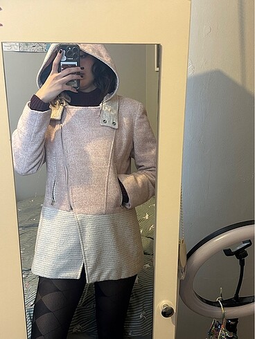 Koton açık pembe kaban