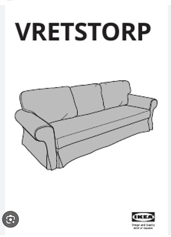 Ikea vretstorp kılıf 