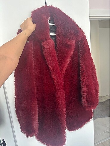 Mango bordo kürk