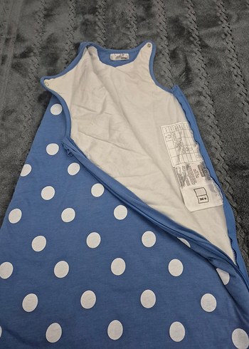 Gri Puantiyeli Bebek Uyku Tulumu - Görsel 3