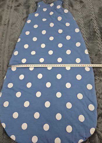 Gri Puantiyeli Bebek Uyku Tulumu - Görsel 2