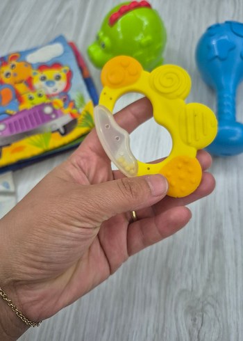 Renkli Diş Kaşıyıcı ve Çıngırak Seti - Görsel 6