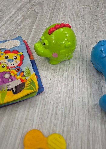 Renkli Diş Kaşıyıcı ve Çıngırak Seti - Görsel 5