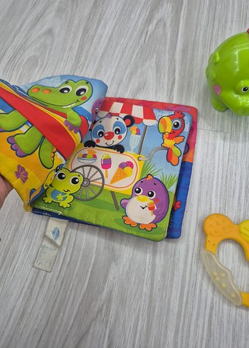 Renkli Diş Kaşıyıcı ve Çıngırak Seti - Görsel 2