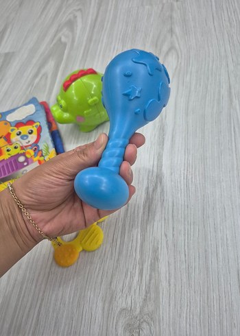 Renkli Diş Kaşıyıcı ve Çıngırak Seti - Görsel 7