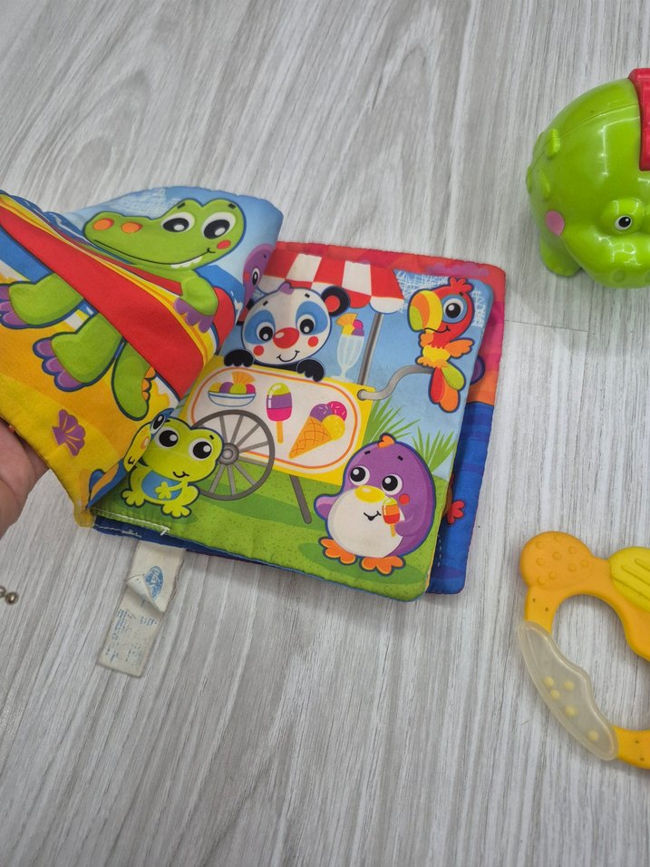 Renkli Diş Kaşıyıcı ve Çıngırak Seti - Görsel 2