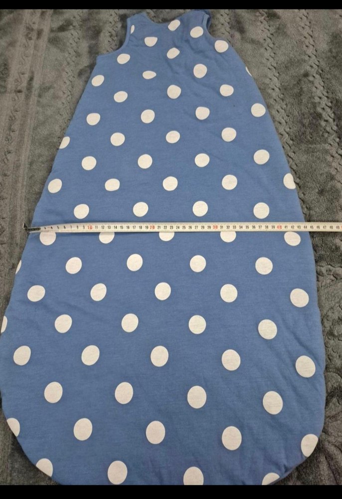 Gri Puantiyeli Çocuk Uyku Tulumu - Görsel 2