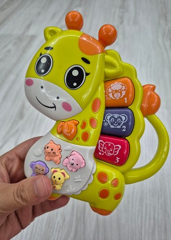 Renkli Zürafa Eğitici Oyuncak - Görsel 3