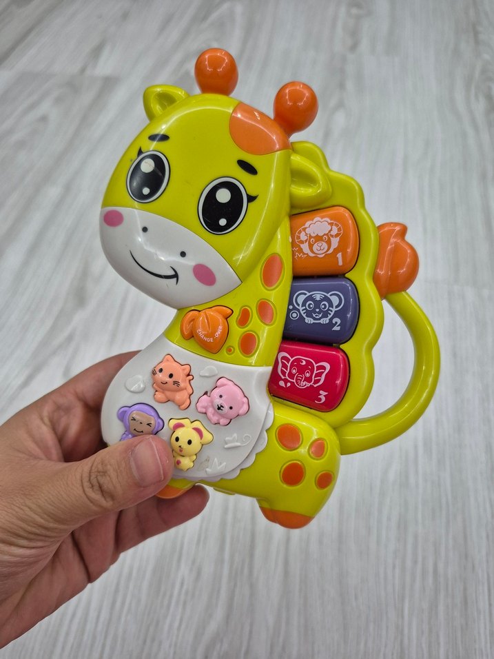 Renkli Zürafa Eğitici Oyuncak - Görsel 2