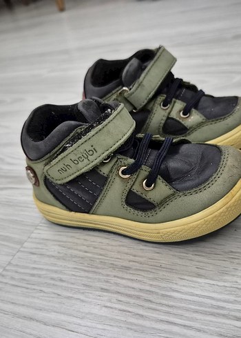 Erkek Bebek İlk Adım Ayakkabısı Velcro - Görsel 3