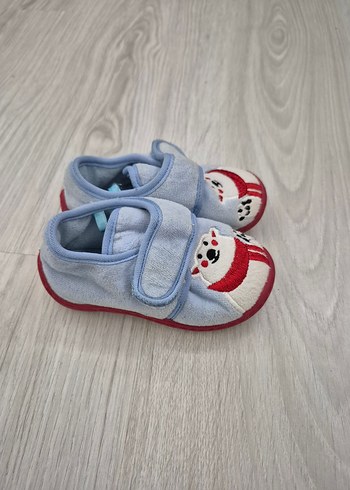 Mavi Erkek Çocuk Polar Ev Terliği - Görsel 3