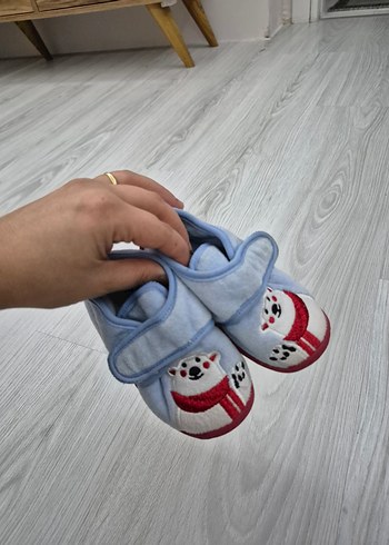 Mavi Erkek Çocuk Polar Ev Terliği - Görsel 11