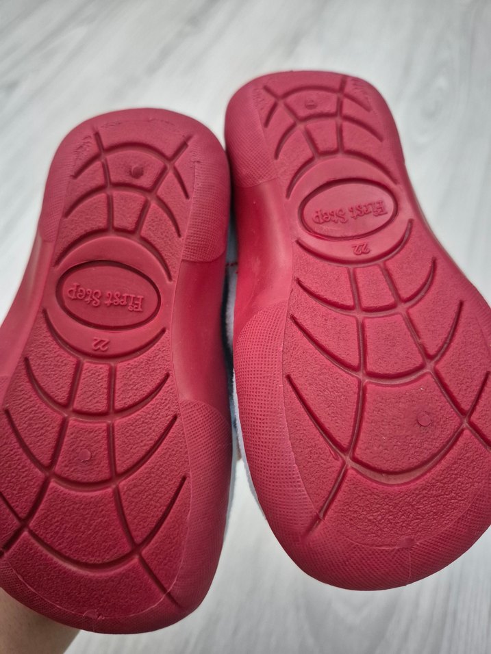 Mavi Erkek Çocuk Polar Ev Terliği - Görsel 4