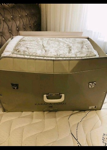 Gri Desenli Yatak Örtüsü - Görsel 8