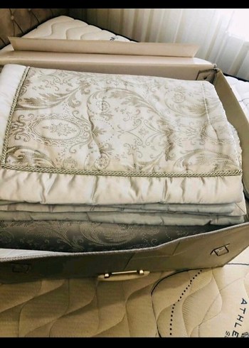 Gri Desenli Yatak Örtüsü - Görsel 7