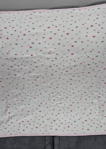 Gri Beyaz bebek  Battaniyesi - Görsel 2