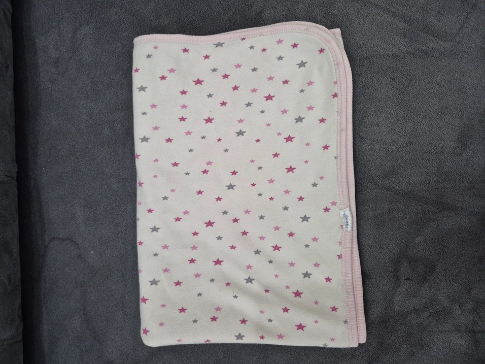 Gri Beyaz bebek  Battaniyesi - Görsel 3