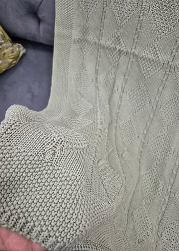 Gri Örgü Çocuk Battaniyesi - Görsel 2