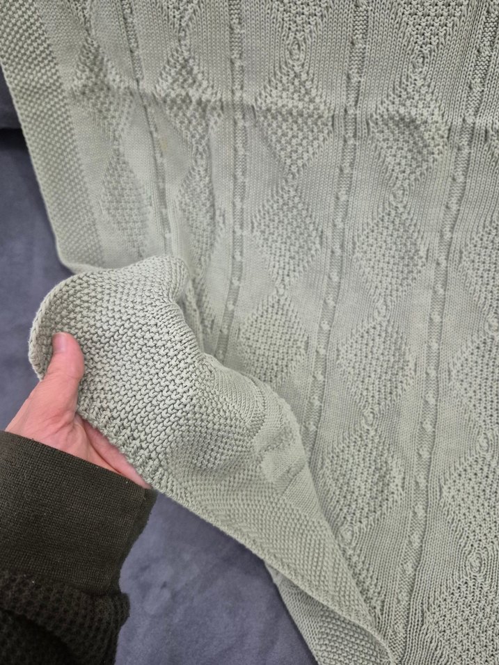 Gri Örgü Çocuk Battaniyesi - Görsel 3