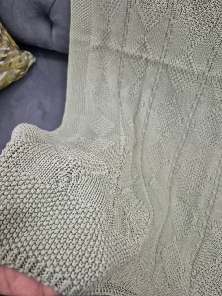 Gri Örgü Çocuk Battaniyesi - Görsel 2