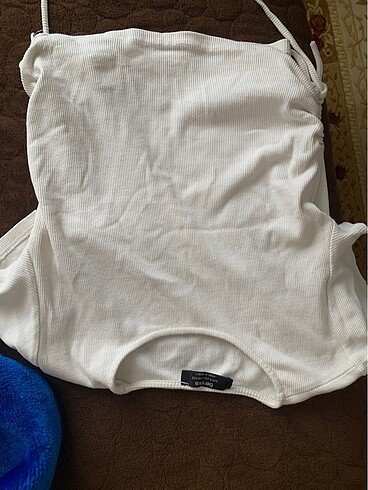 büzgülü crop top