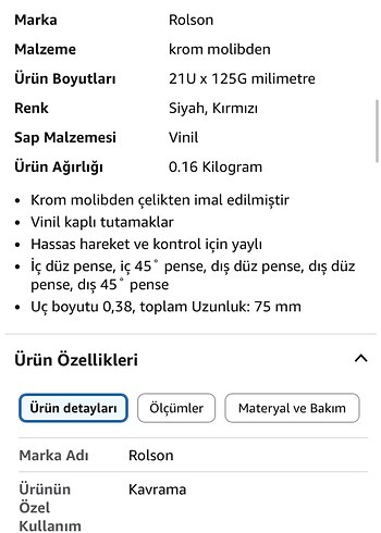Beden Rolson 20916 Yaylı Halka Pense Seti, 4 Parça
