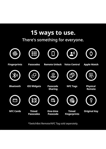 SwitchBot Matter Akıllı Kapı Kilidi Seti Siyah - Görsel 7