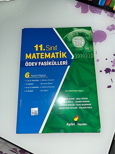 Aydın yayınları 11.sınıf matematik ödev fasikülleri