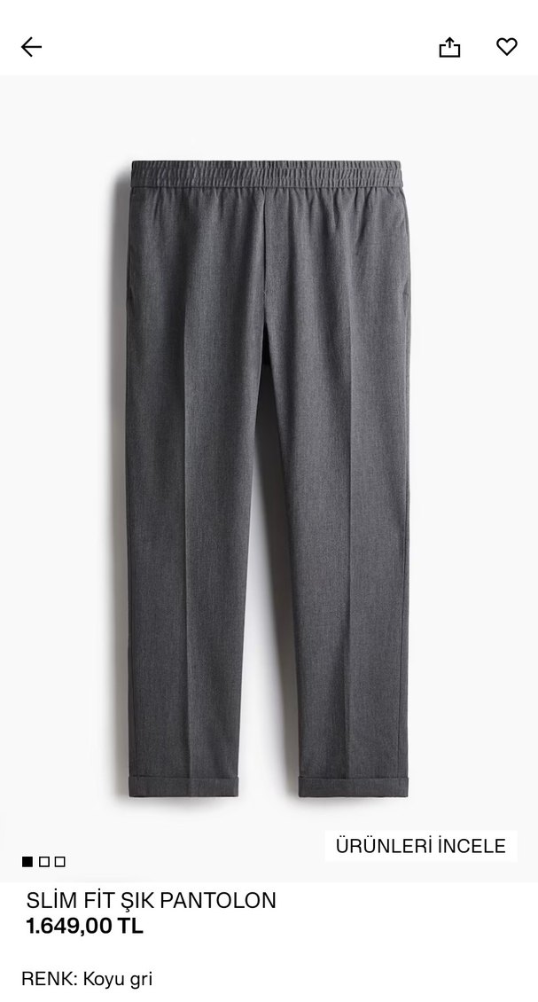 SLİM FİT ŞIK PANTOLON - Görsel 2