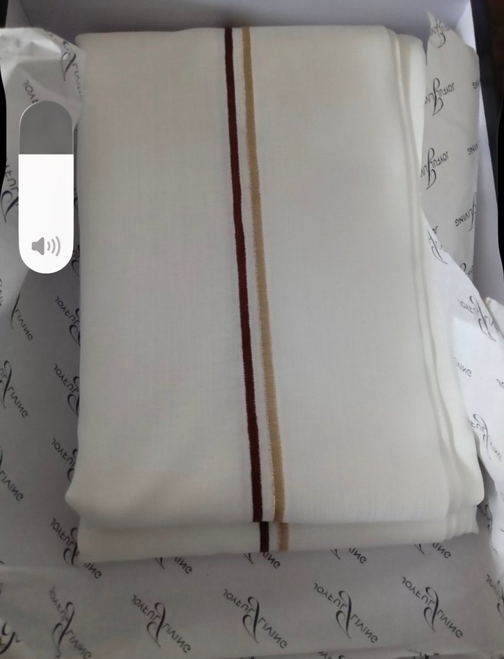 Gri Nakışlı Beyaz Masa Örtüsü - Görsel 3