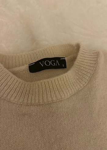 Nakışlı, uzun kollu, örgü kadın kazak - Görsel 5