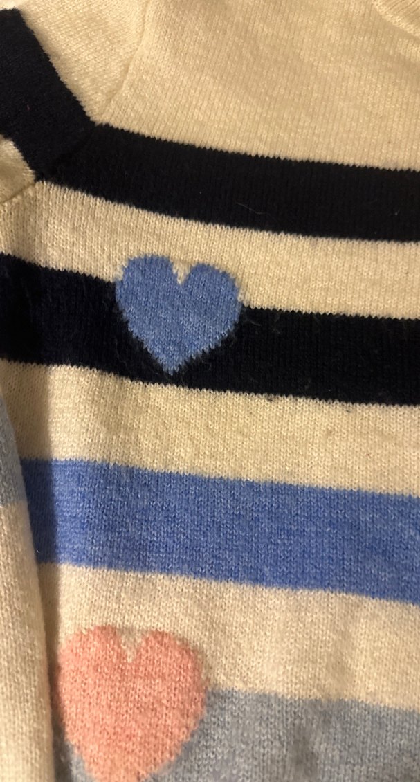 Nakışlı, uzun kollu, örgü kadın kazak - Görsel 3