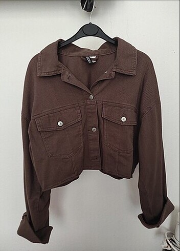 Crop ceket